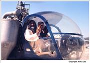 19. Maharishi in helicopter